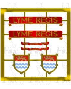 34009RB  LYME REGIS (includes backing plates)