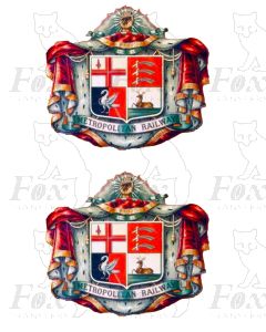 1 pair METROPOLITAN Crests (DIGITAL CREST)