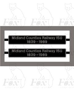97561 Midland Counties Railway 150 1839-1989