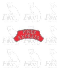 Headboard (plain) - PINES EXPRESS - red - with shaped corners