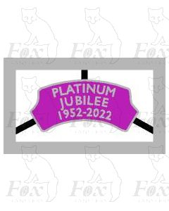 Headboard (plain) - PLATINUM JUBILEE 1952-2022
