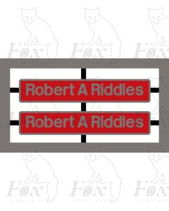 86102 Robert A Riddles
