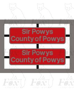 37431 Sir Powys/County of Powys