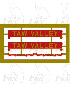 34027RB  TAW VALLEY (includes backing plates - NO SHIELD)