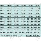 Class 56 TOPS numbersets (Railfreight Liveries)