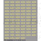 Cabside Numbersets 46220-46257