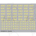 Cabside numbersets 6160/6161/6162/6163/6164/6165/6166/6167 for B17/B2 Classes