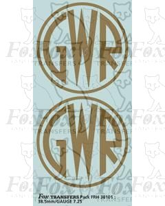 GWR Shirtbutton Loco Motifs