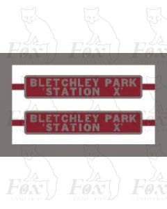 31601 BLETCHLEY PARK STATION X