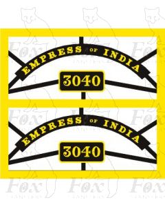 3040 EMPRESS OF INDIA