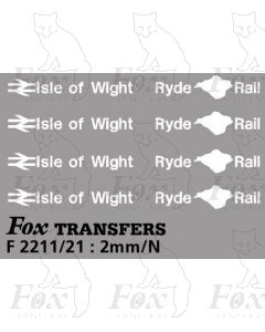 Isle of Wight Ryde Rail Brandings