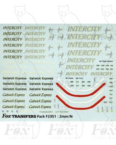 InterCity Executive/Swallow Loco Lining (weathered)