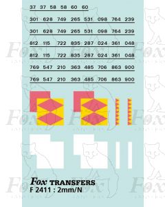 Rf Speedlink Distribution (larger size faded) Symbols/TOPS numbering  (Classes 37/58/60)