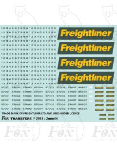 Freightliner Loco Livery Elements Classes 57/86