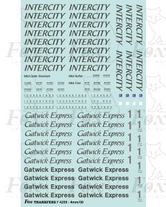 InterCity Swallow & Gatwick Express Coach Detailing