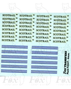 ScotRail Logos & Linking devices (larger size) & Lining