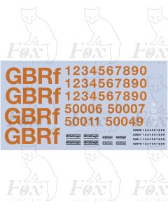 GBRf - GB Railfreight Livery Elements (Class 50)