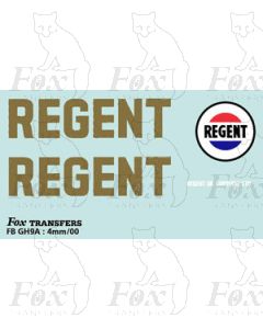 TRANSPORT COMPANIES - REGENT gold with roundels