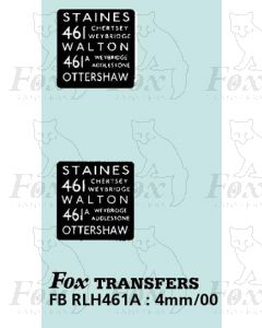 DESTINATION SCREENS - STAINES - WALTON OTTERSHAW 