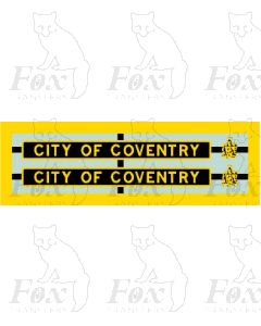 6240 CITY OF COVENTRY (with crests)