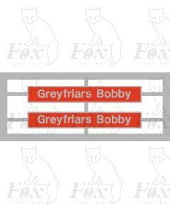47711 Greyfriars Bobby (no plaques)