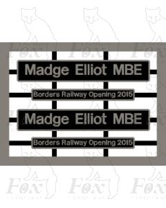 66528 Madge Elliott Borders Railway Opening 2015