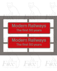 66745 Modern Railways The first 50 years