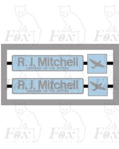 33063 R J Mitchell with Spitfire MPD - LIGHT BLUE